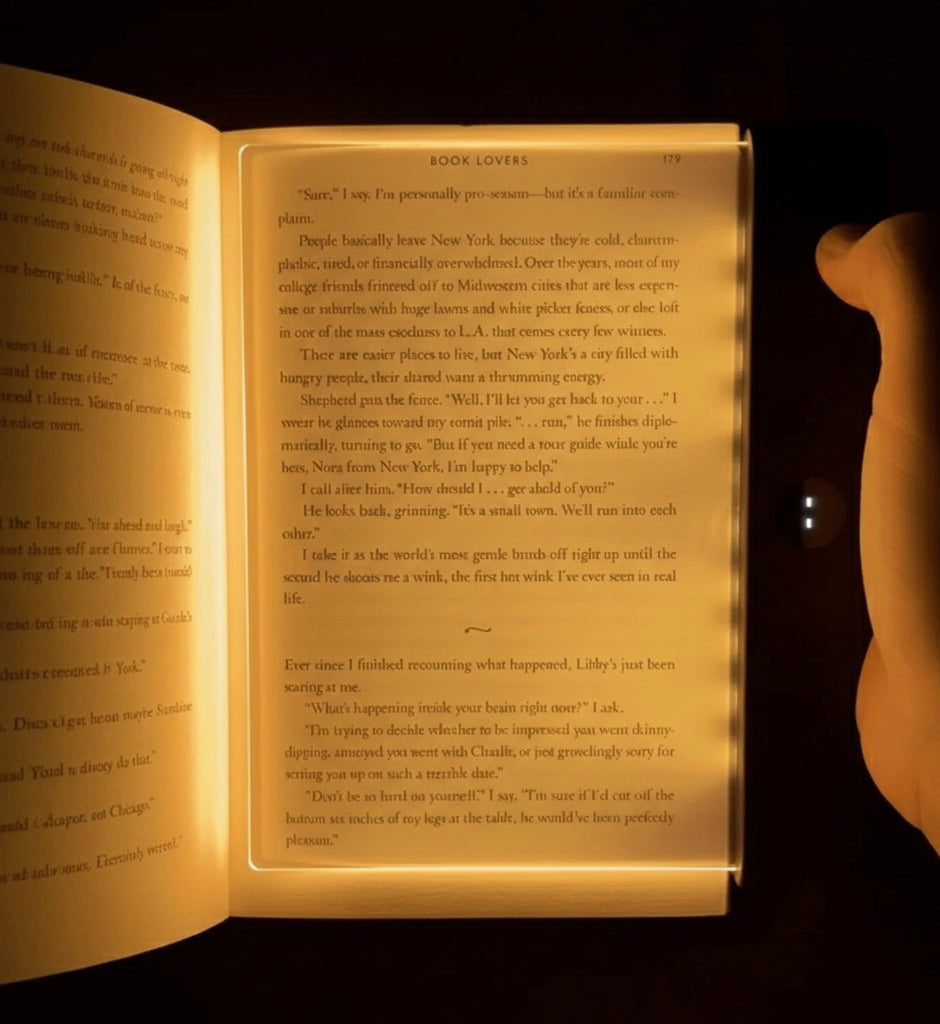 Ultra-Thin Reading Light for Books