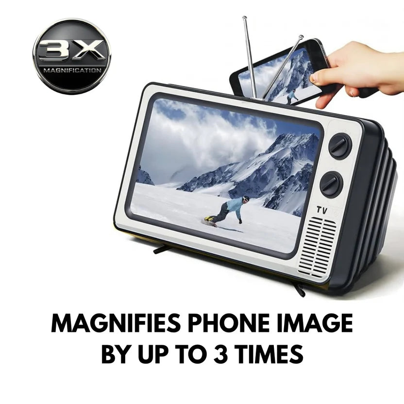 Retro TV Phone Screen Magnifier